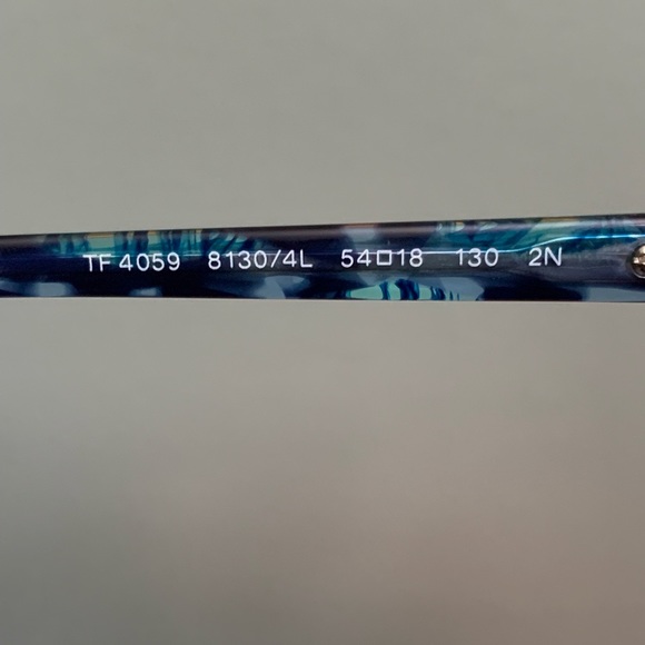Tiffany & Co. Blue Havana Sunglasses main image 5